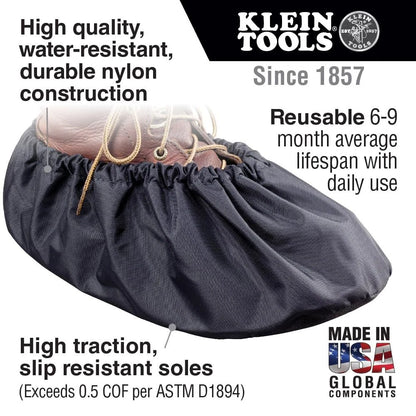 Shoe Covers for Klein Tools Tradesman Pro (Large, Black)