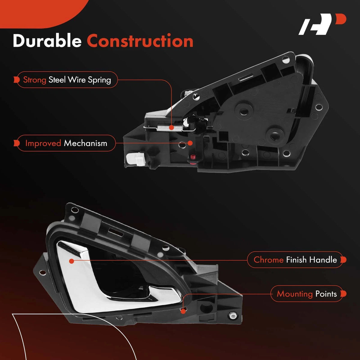 Front Right Interior Door Handle for Honda Odyssey (2005–2010) 72120-SHJ-A01ZD