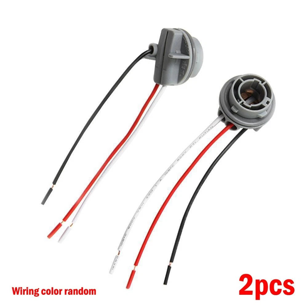 2X Light Wiring Connector Bulb Holders for Turn Lights 12V