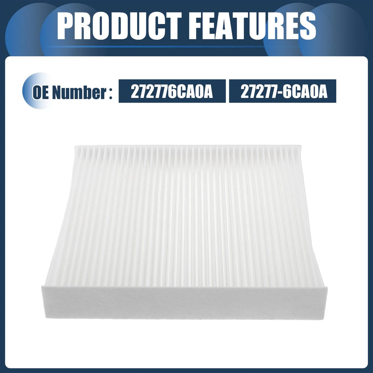Engine Air Filter No. 272776CA0A/27277-6CA0A for Nissan Altima (2019–2022)