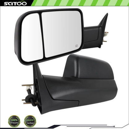Power Heated Tow Mirrors for Dodge Ram 1500 (1998–2001), Ram 2500/3500 (1998–2002)