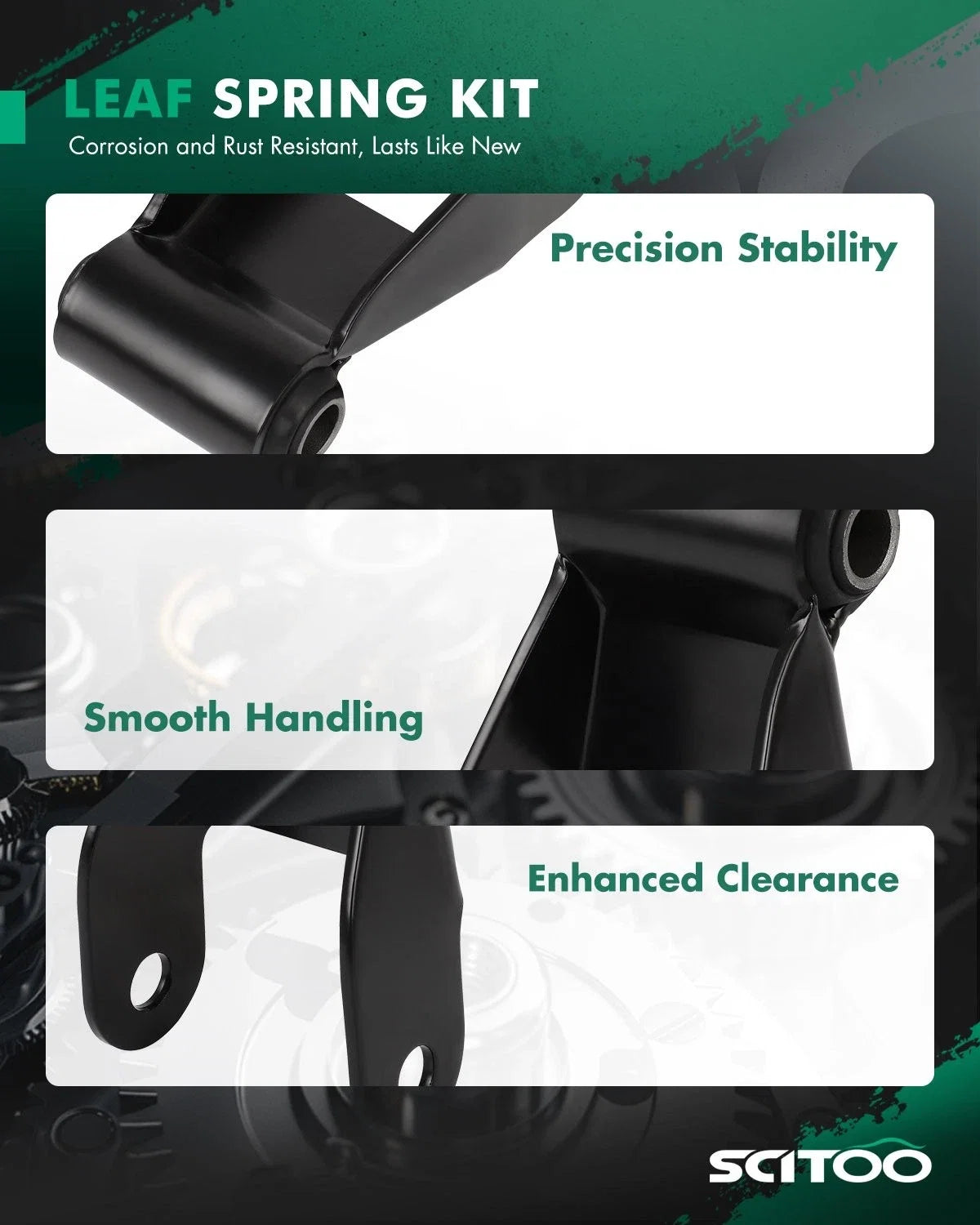 Rear Leaf Spring Shackle for Ford F-150 Ranger Bronco Mazda (E6TZ5776B)