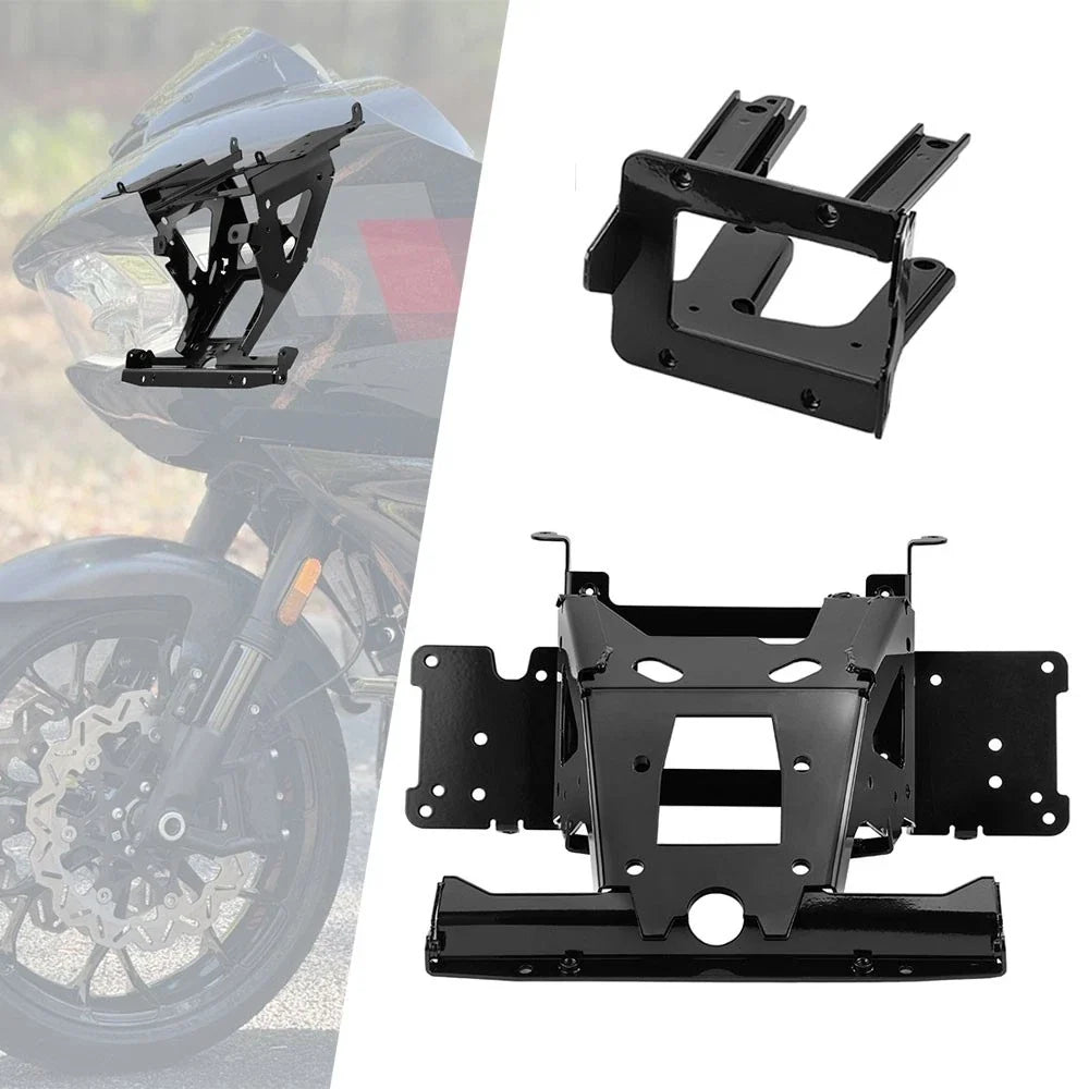 Front Fairing Radio & Frame Support Brackets for Harley Touring Road Glide (2015–2025)