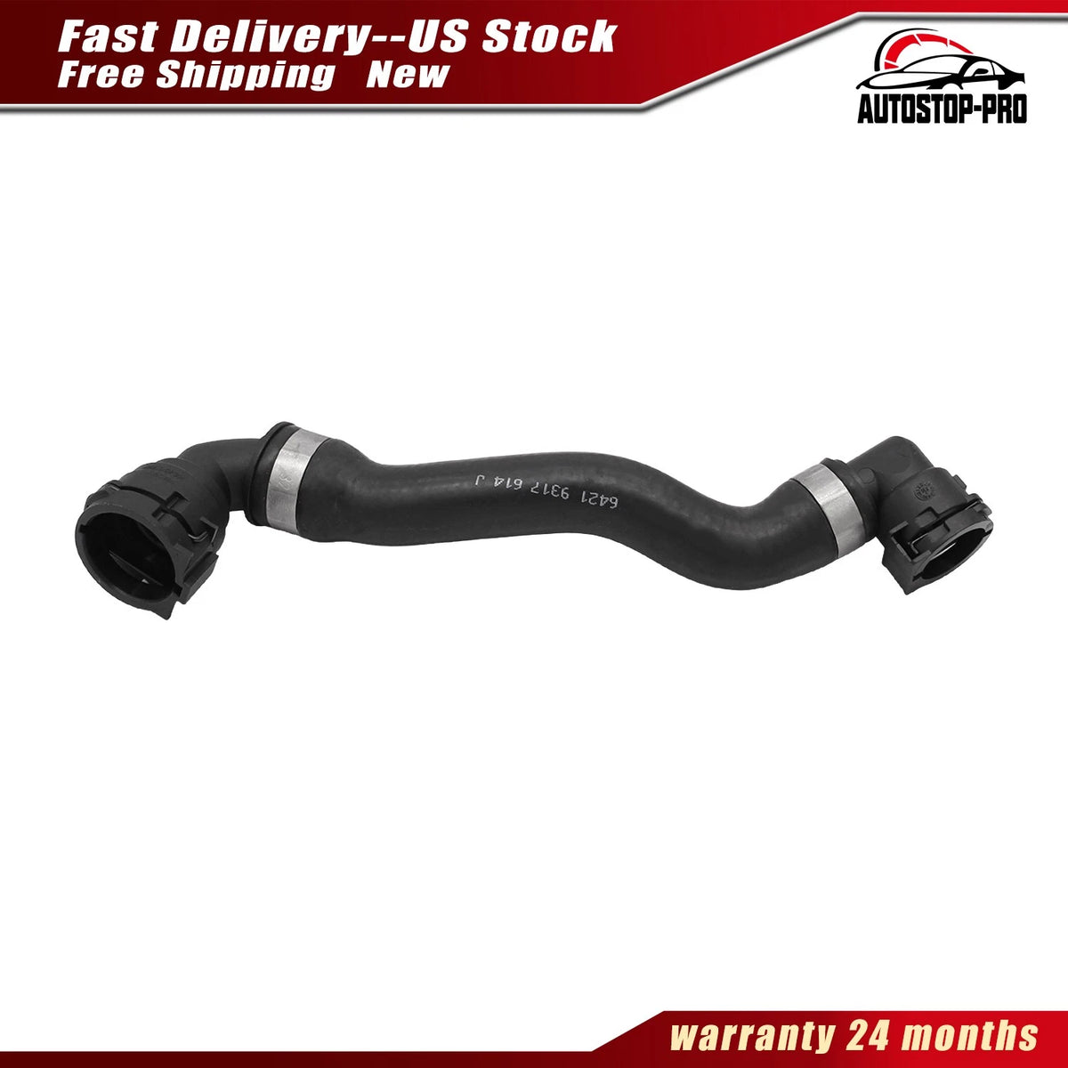 Radiator Hose for BMW 530i 2017–2019 (Part No. 64219317614)