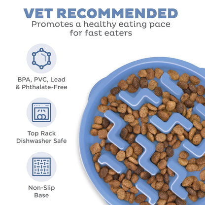 Outward Hound Fun Feeder Slo Bowl for Large Dogs (4-Cup Capacity)