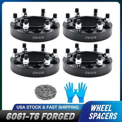 Set of 4 Hubcentric Wheel Spacers 1.25" for Tacoma FJ Cruiser 4Runner (2005–2023)