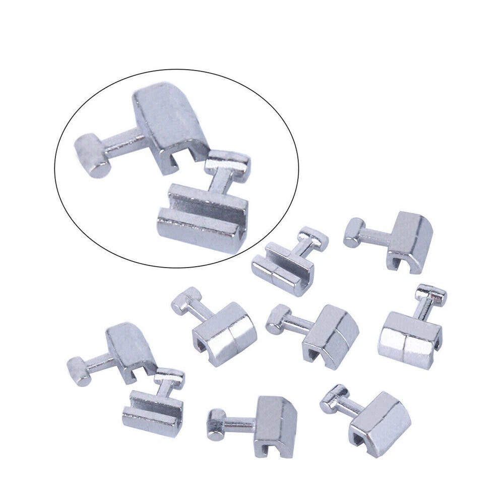 50pcs Orthodontic Crimpable T Shaped Arch Wire Hooks