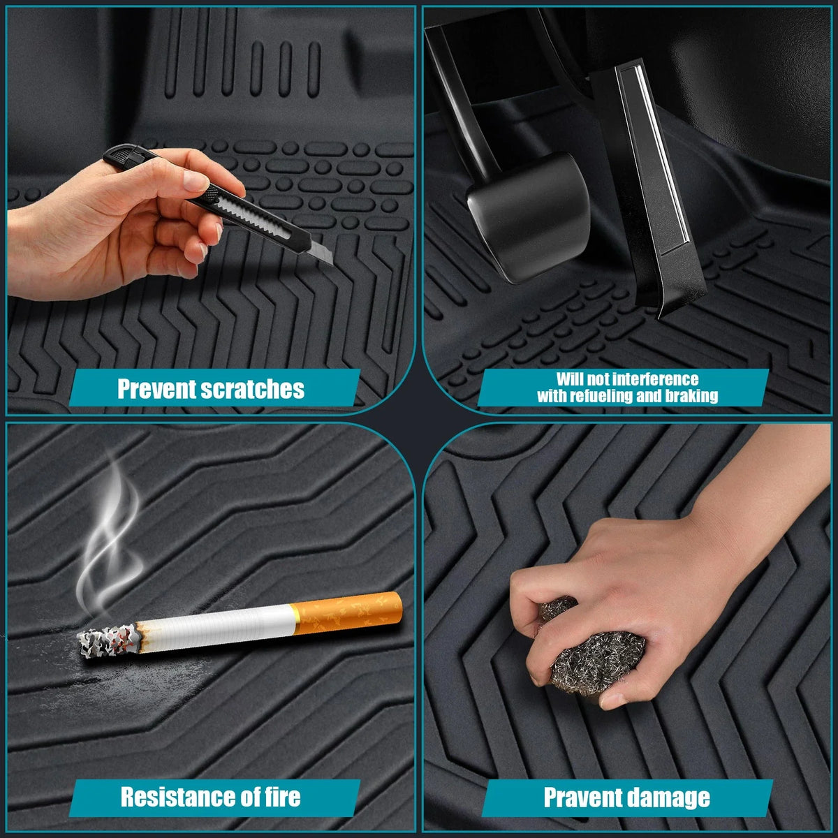 Set of 2 All Weather Floor Mats for Buick Encore GX (2020–2024)