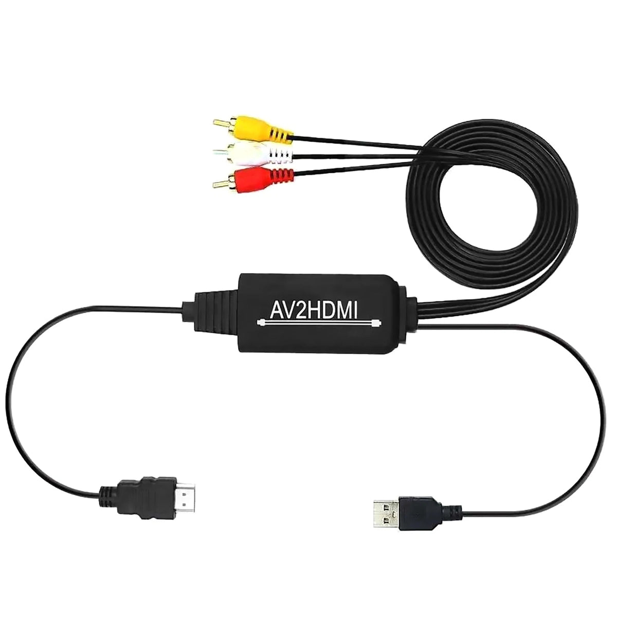 1080P AV Composite Video Converter RCA to HDMI Adapter