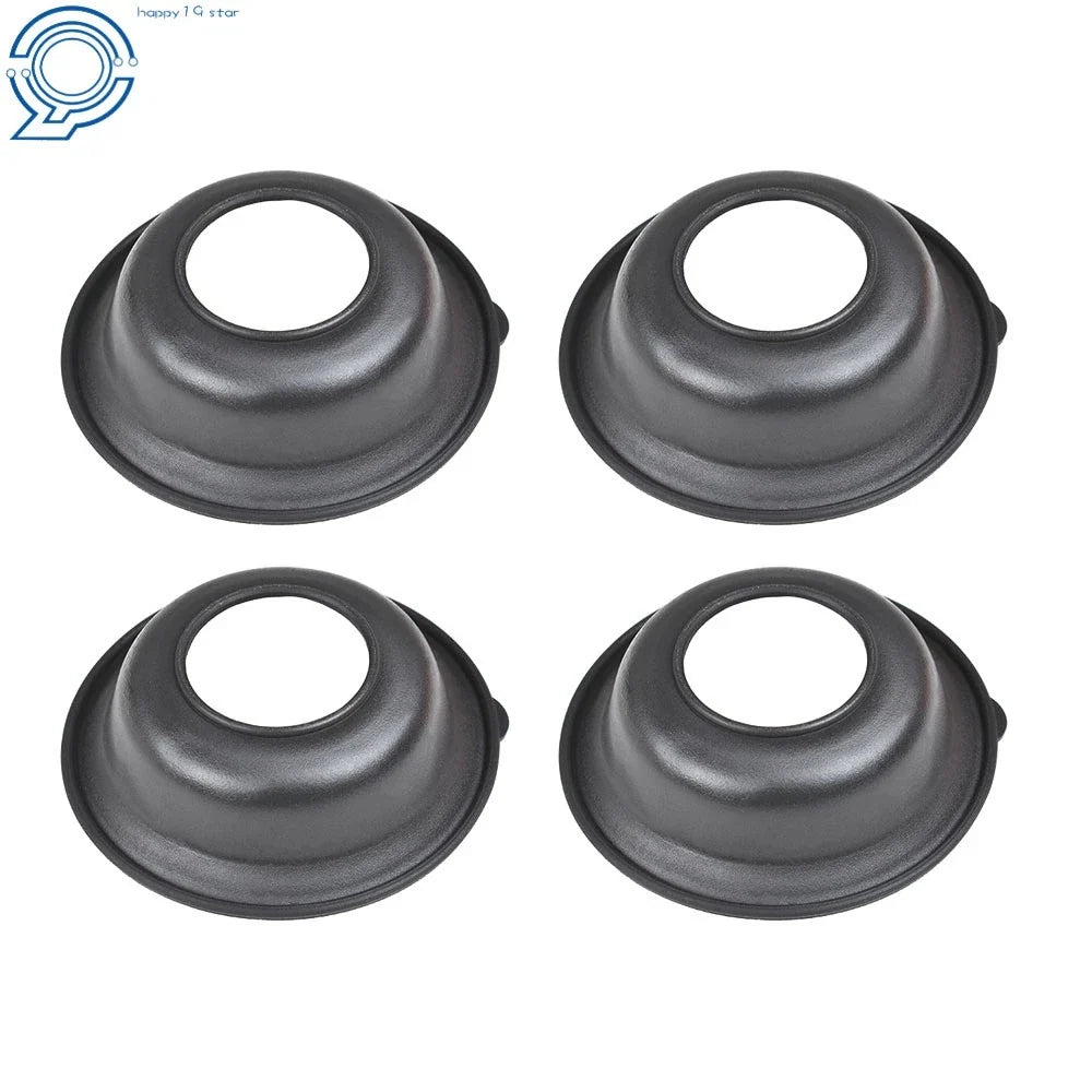 Set of 4 Carburetor Slide Diaphragms for Yamaha XJ650L Seca Turbo (1982–1983)