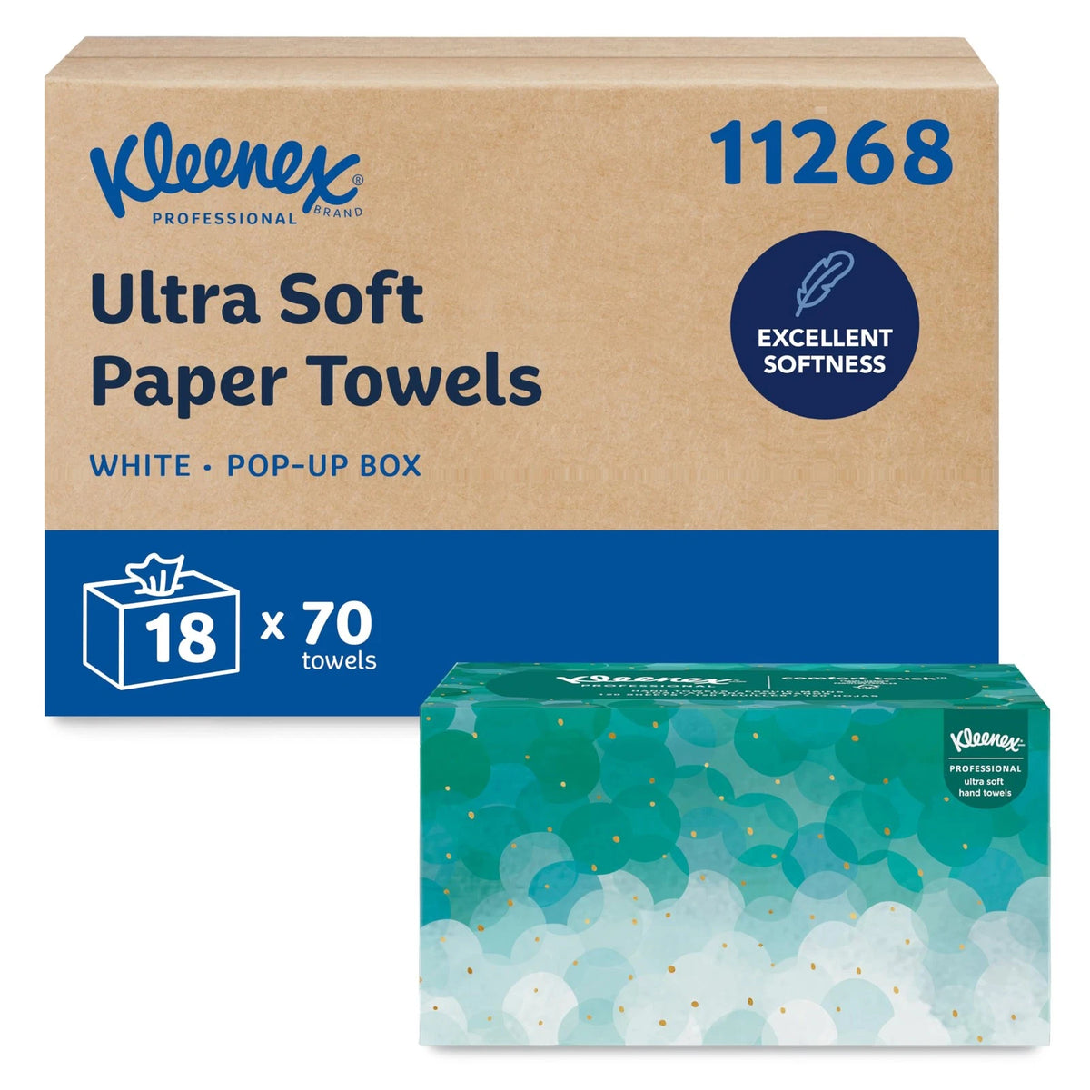 Kleenex Professional Ultra Soft Paper Hand Towels (11268) - Bulk White