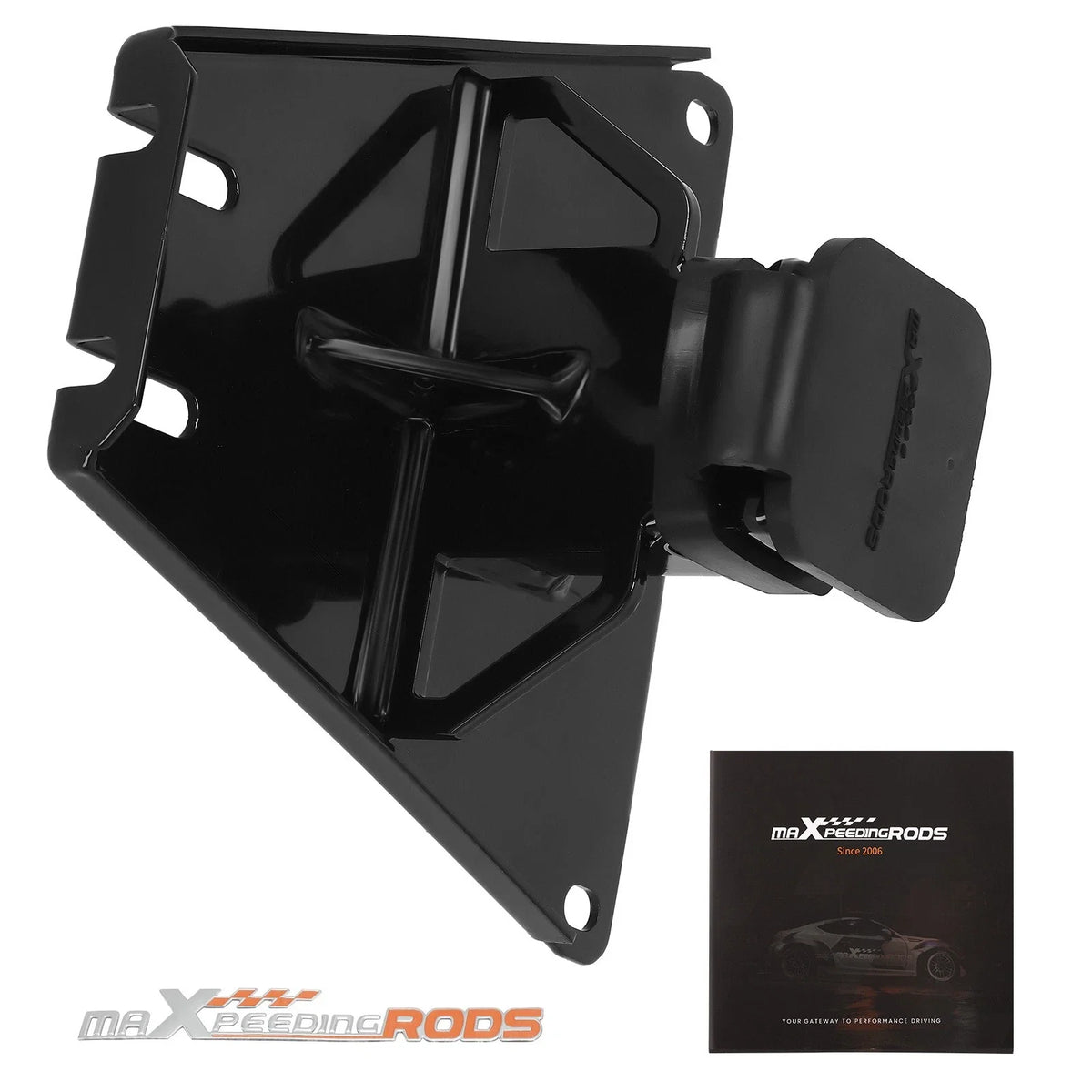 2" Bolt-On Hitch for Kawasaki Brute Force 650/750 (2005–2023) Black Steel