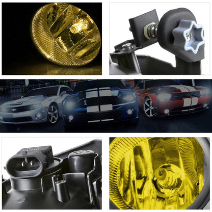 Fog Light Set for Honda CR-V (2007–2009) - Amber Lens, Switch, Chrome Bezel