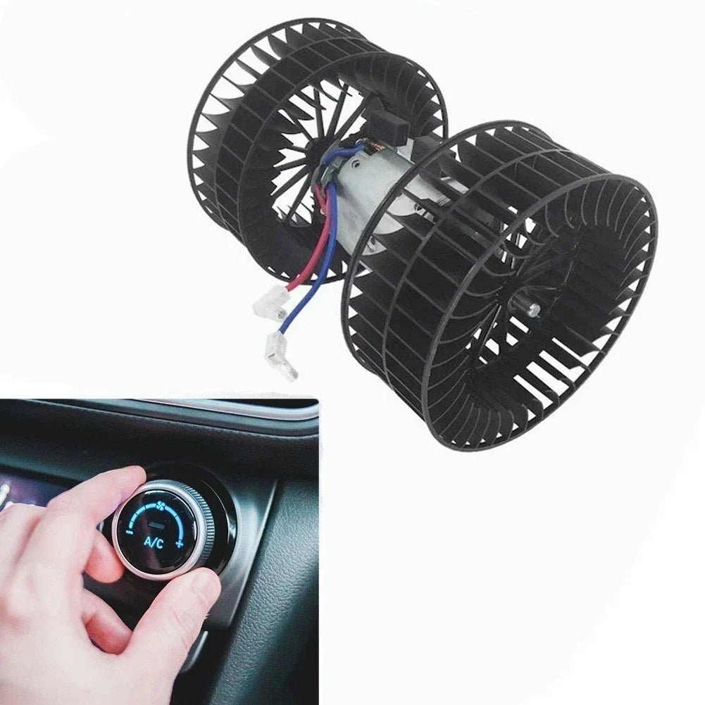 Blower Motor with Dual Fan Cages for BMW 740i (1995–2001) OEM 64118391809