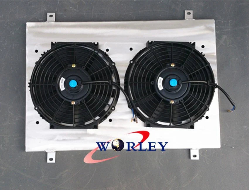 Aluminum Shroud & Fans for Ford Falcon XC XD XE XF V8 & 6 Cylinder (1972-1996)