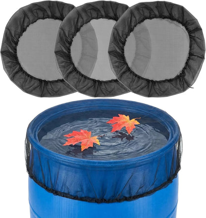 3X 39in Rain Barrel Mesh Cover for Water Collection Buckets
