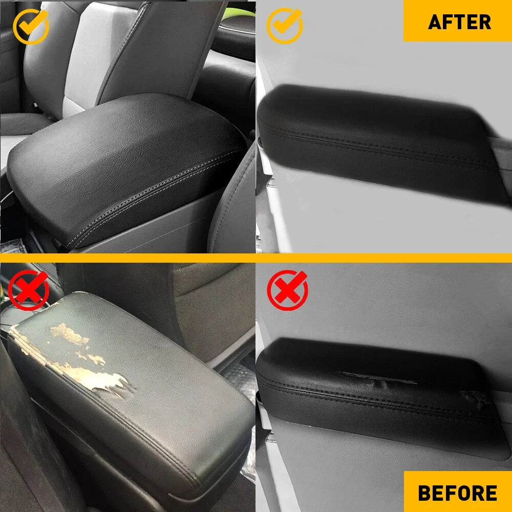 Set of 2 Center Console Lid & Door Armrest Covers for Honda Pilot (2009–2015)