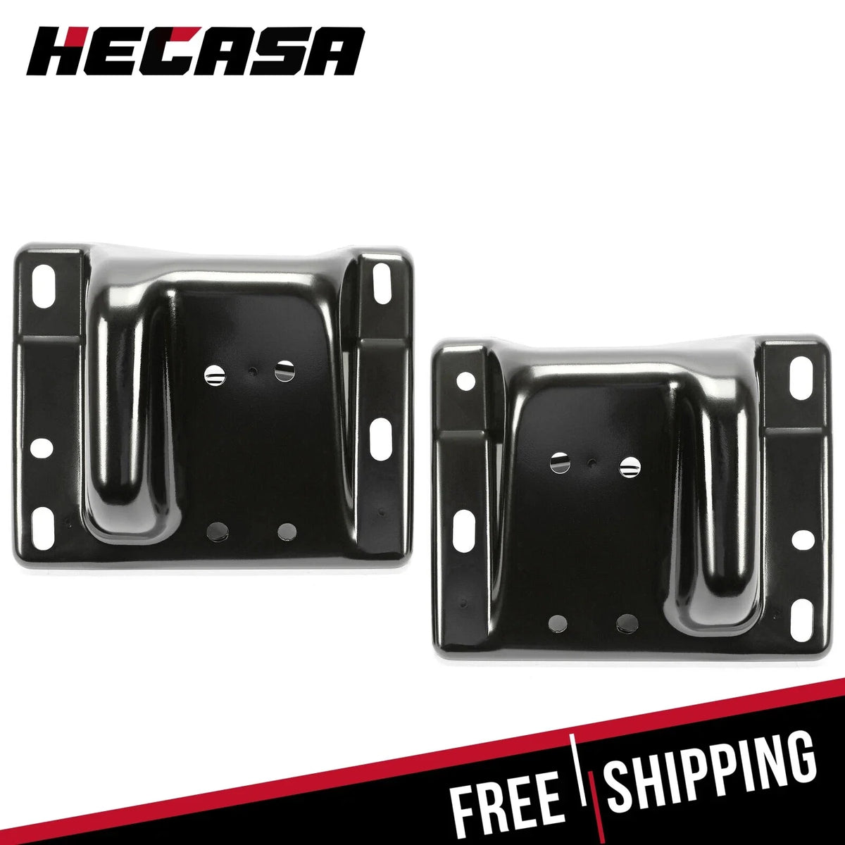 Set of 2 Front Bumper Brackets for Dodge Ram 2500 (2003–2010, 2011–2018)