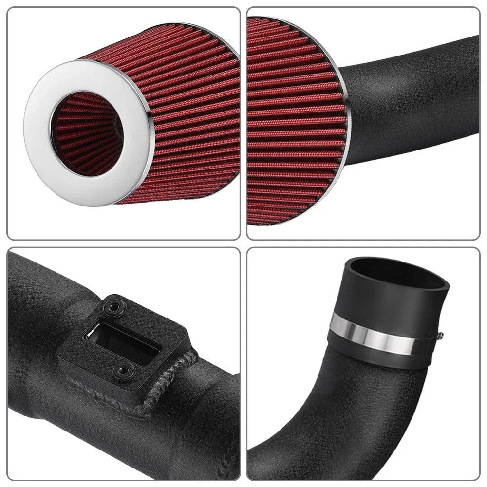 Cold Air Intake Pipe Kit for Honda Civic 2001–2005 1.7L, Dry Air Filter