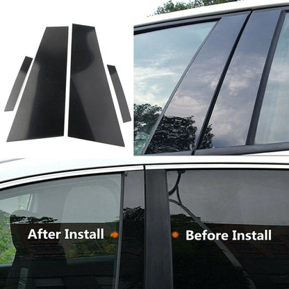 Set of 4 Pillar Post Window Door Cover Trim for Mercedes CLS C219 (2006–2011)