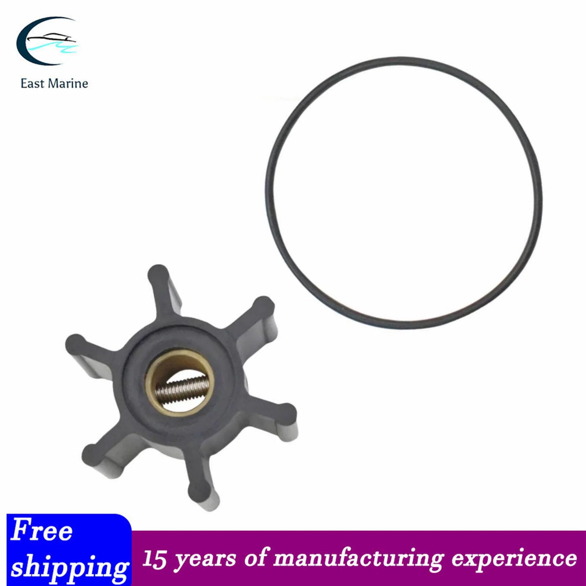 Sea Water Pump Impeller Kit for Yanmar 2YM15 3YM20 3YM27A 3YM30 3YM30R (2004–Present)
