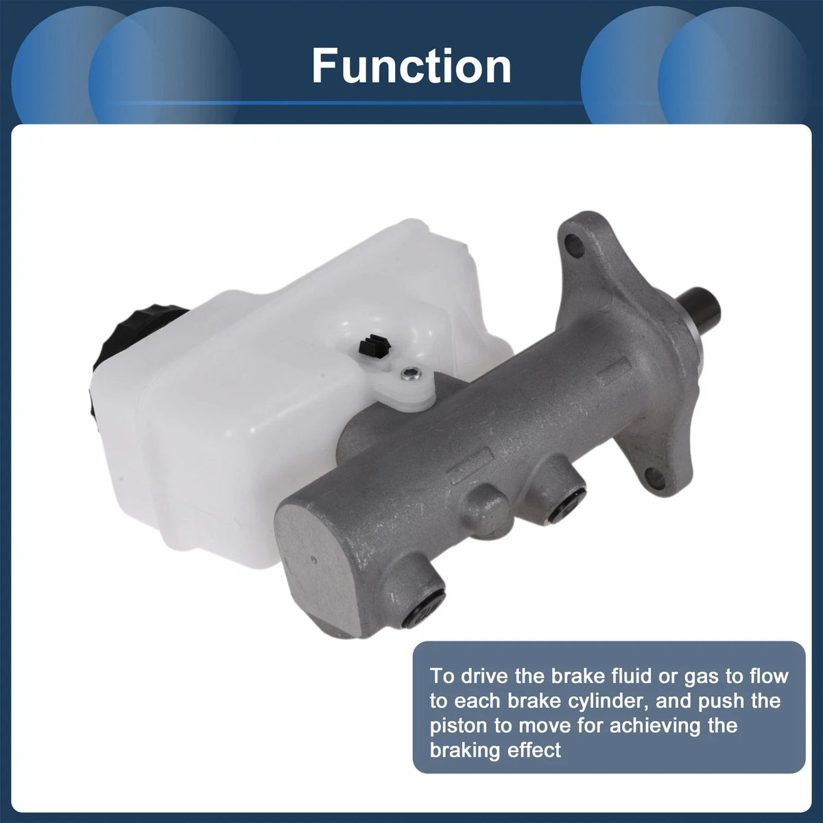 Brake Master Cylinder with Reservoir No.M630484 for Nissan Frontier (2005–2010)