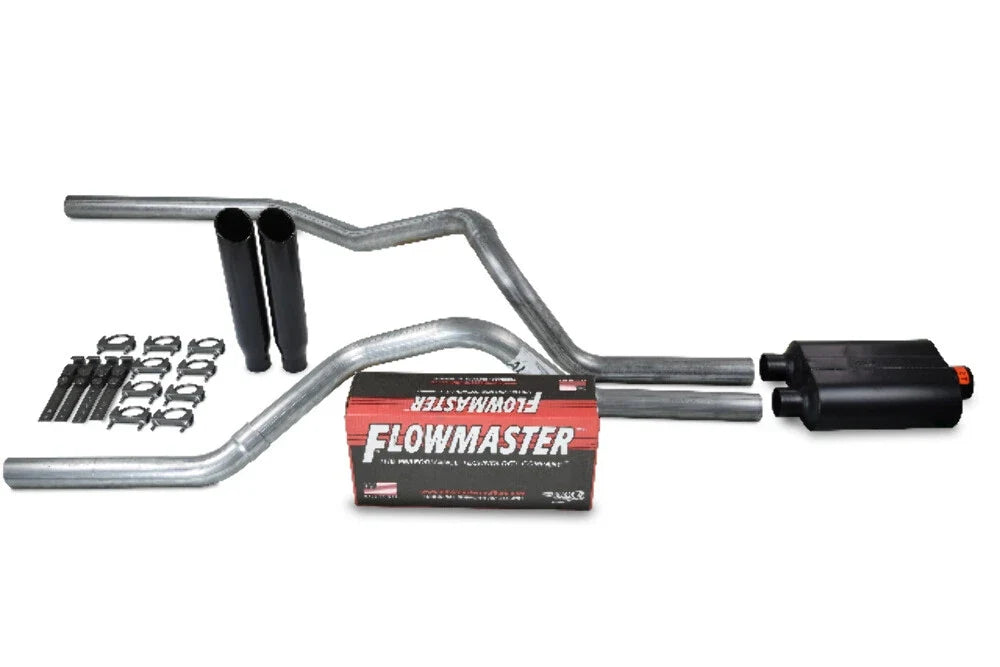 Dual Exhaust Kit for Chevy GMC 1500 Truck (2019–2025) Flowmaster Super 40 B C T