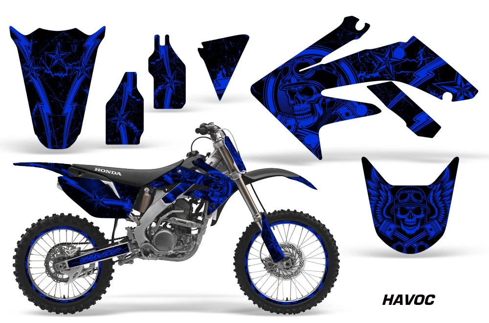 Graphic Stickers +#PLT/RIM Decals for Honda CRF250R (2004–2009)