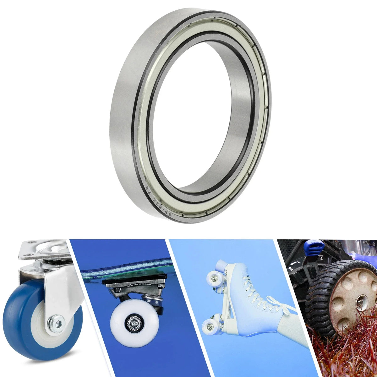 Deep Groove Ball Bearing 6912ZZ for Scooter Skateboard Wheel (P6, 60x85x13mm)