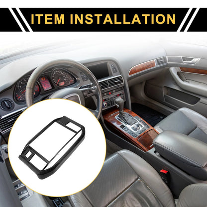 Set of 1 GPS Panel Sticker Cover for Ford F-150 (2021–2024) Black