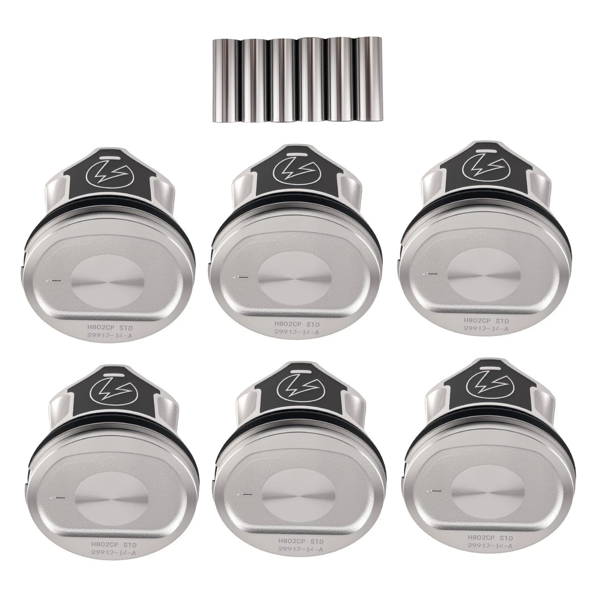 6pcs Pistons & Rings Kit for Jeep Grand Cherokee 4.0L (1996–2006) W9V58C