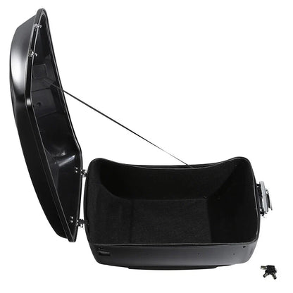 Trunk Pad Rack Speakers for Harley Touring (2014–2023) - Black Denim
