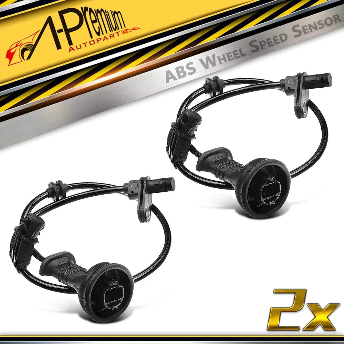 2X Rear ABS Wheel Speed Sensors for Mercedes-Benz B200 (2006–2011)