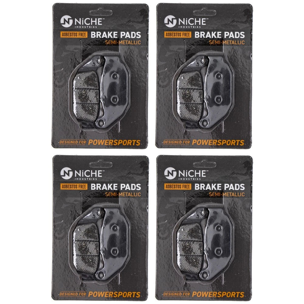 Brake Pad Set for Honda CRF250LA (06435-KZZ-901, 519-KPA2461D) 4 Pack