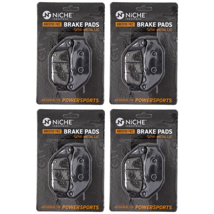 Brake Pad Set for Honda CRF250LA (06435-KZZ-901, 519-KPA2461D) 4 Pack