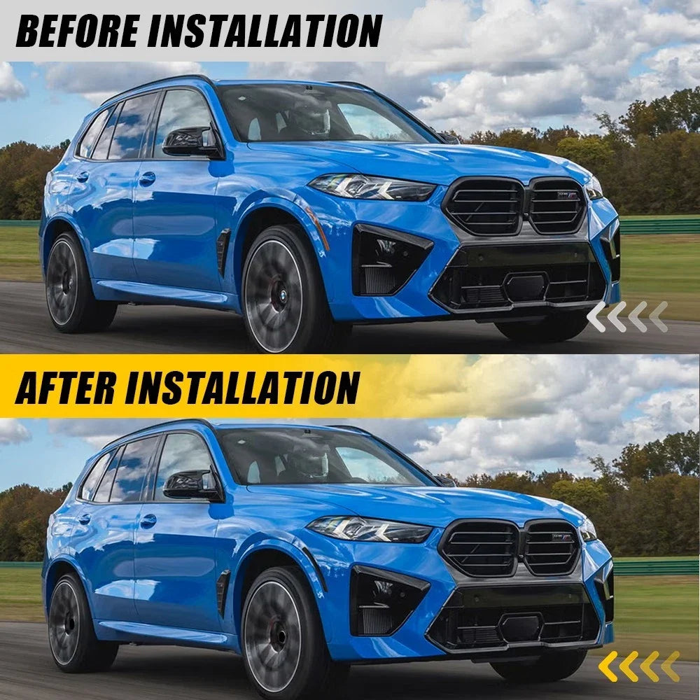 Precut Dark Smoke Vinyl Overlays for BMW X5 (2024–2026) 2-10X