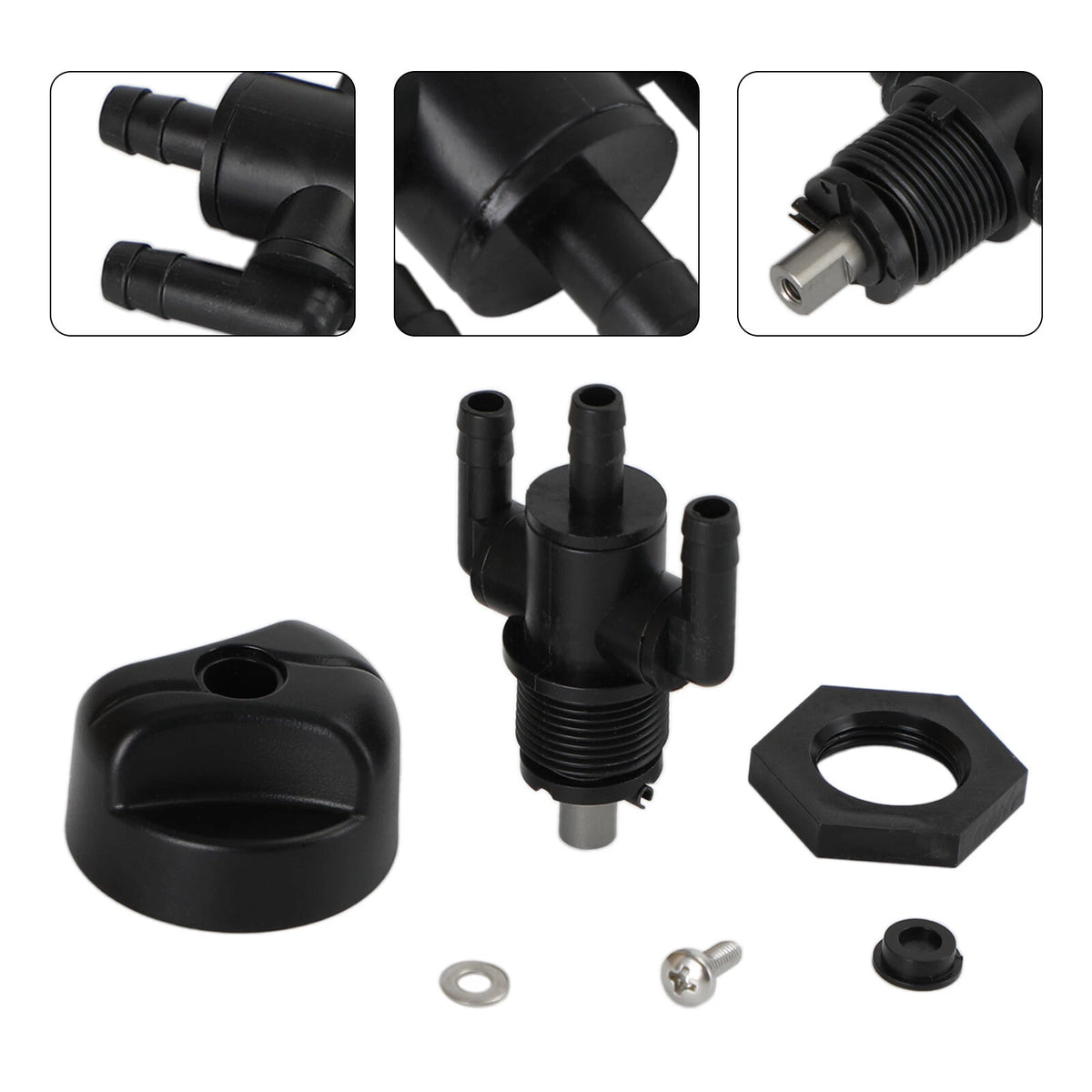 Fuel Shutoff Valve Petcock 3-Way for Polaris Xplorer 300 400 (M552-A089)
