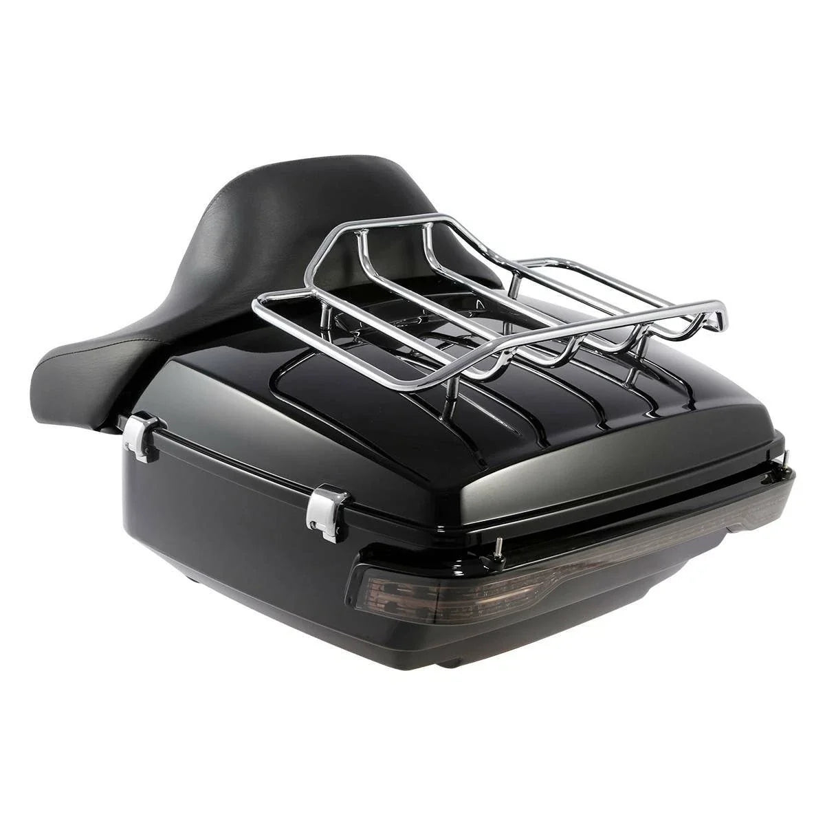 King Trunk Rack & LED Tail Light Pad for Harley Street Glide (2014–2025)
