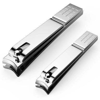Set of 2 Nail Clippers for Toenail Care