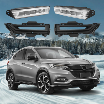 Set of 2 Fog Lights for Honda XRV (2019–2020) with LED Daytime Running Light