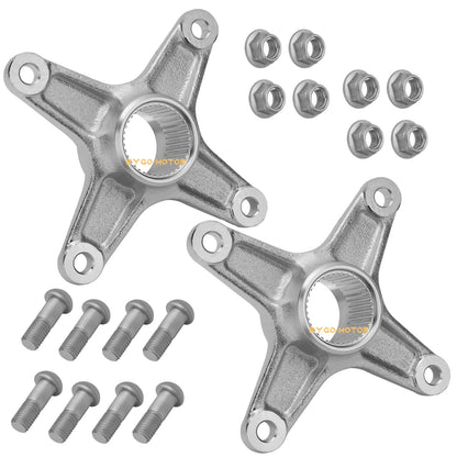 2X Rear Axle Sprocket Mount Hub Collar Holder Kit for Yamaha YFZ450 Raptor 700 (2004–2023)