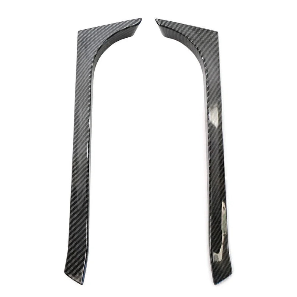 Carbon Rear Window Side Spoiler Canard Splitter Trim for VW Golf 6 (2009–2013)