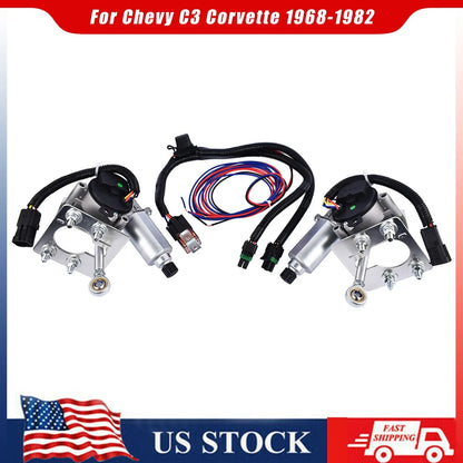 Electric Headlight Motor Conversion Kit for Corvette C3 (1968–1982)