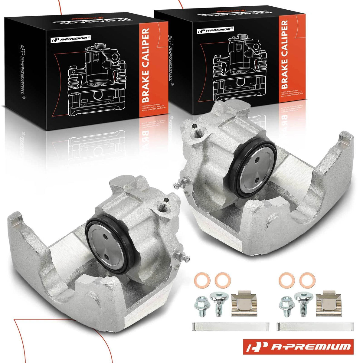 Pair of Rear Brake Calipers for Ford Granada Lincoln Versailles (D6DZ2553A, D5DZ2553A)
