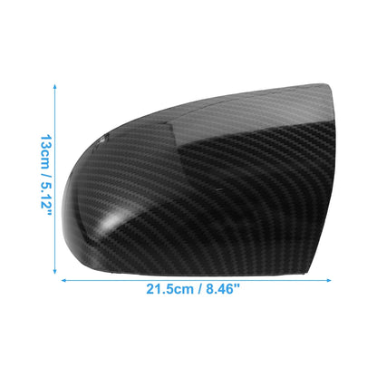 Pair Rear View Mirror Cover Shell for Ford Focus (2012–2018) Carbon Fiber