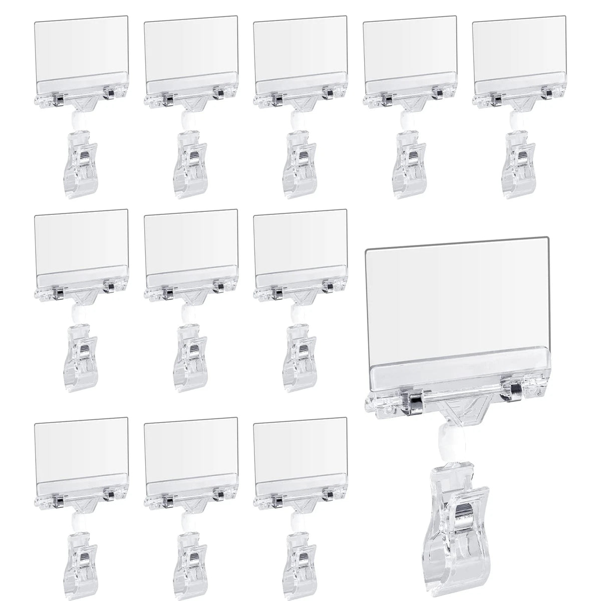 12X Rotating Clip Swivel Sign Holder for Various Applications