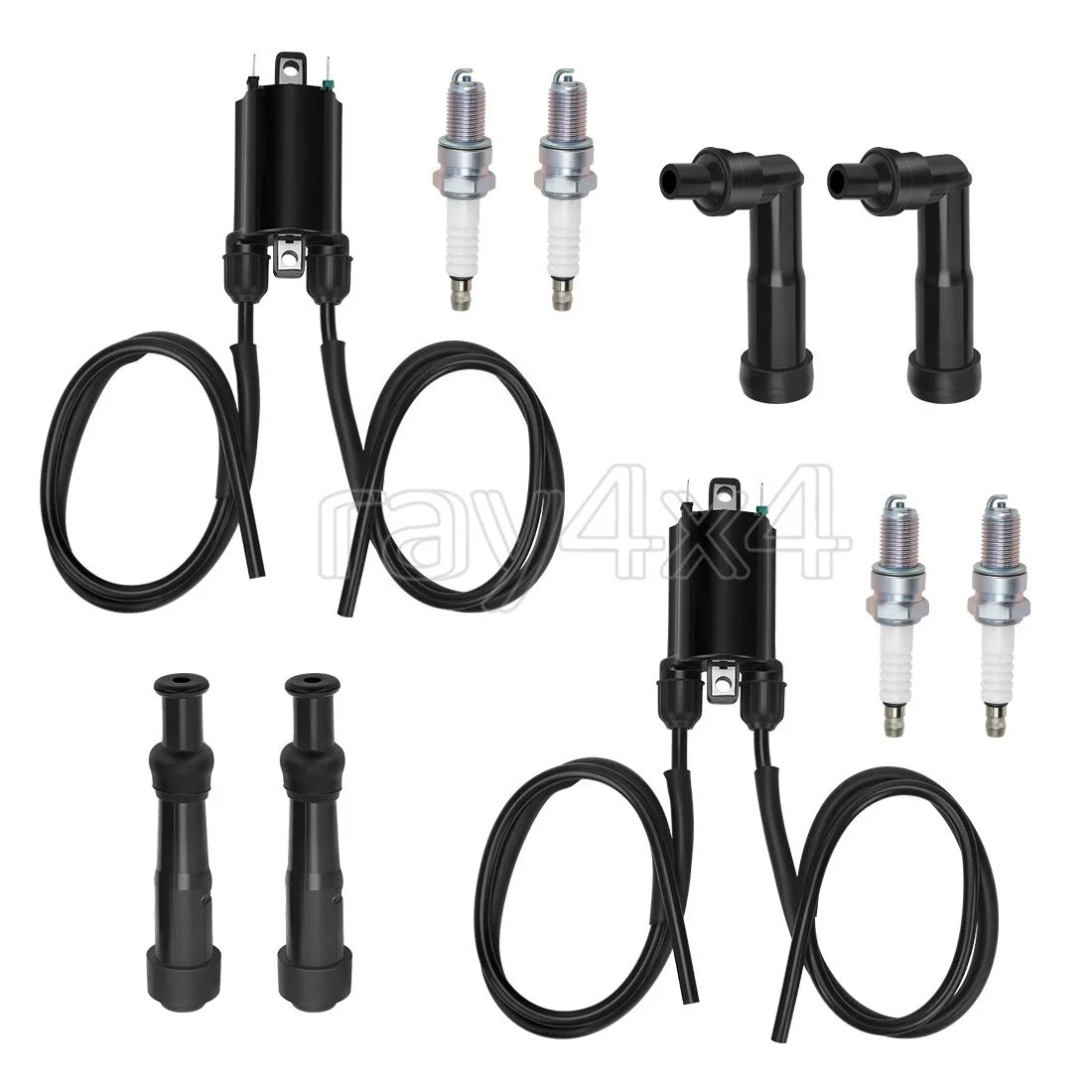 Coil Set for Honda CB750 Nighthawk (1991–2003) - Ignition Coils & Spark Plug Caps