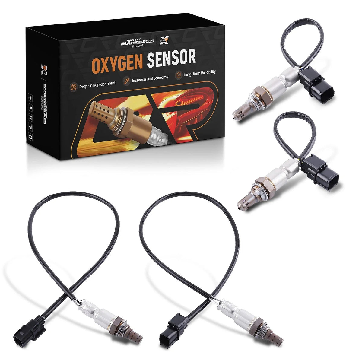 4X Oxygen Sensor for Honda Ridgeline 3.5L V6 (2009–2011) 2344461 234-5098