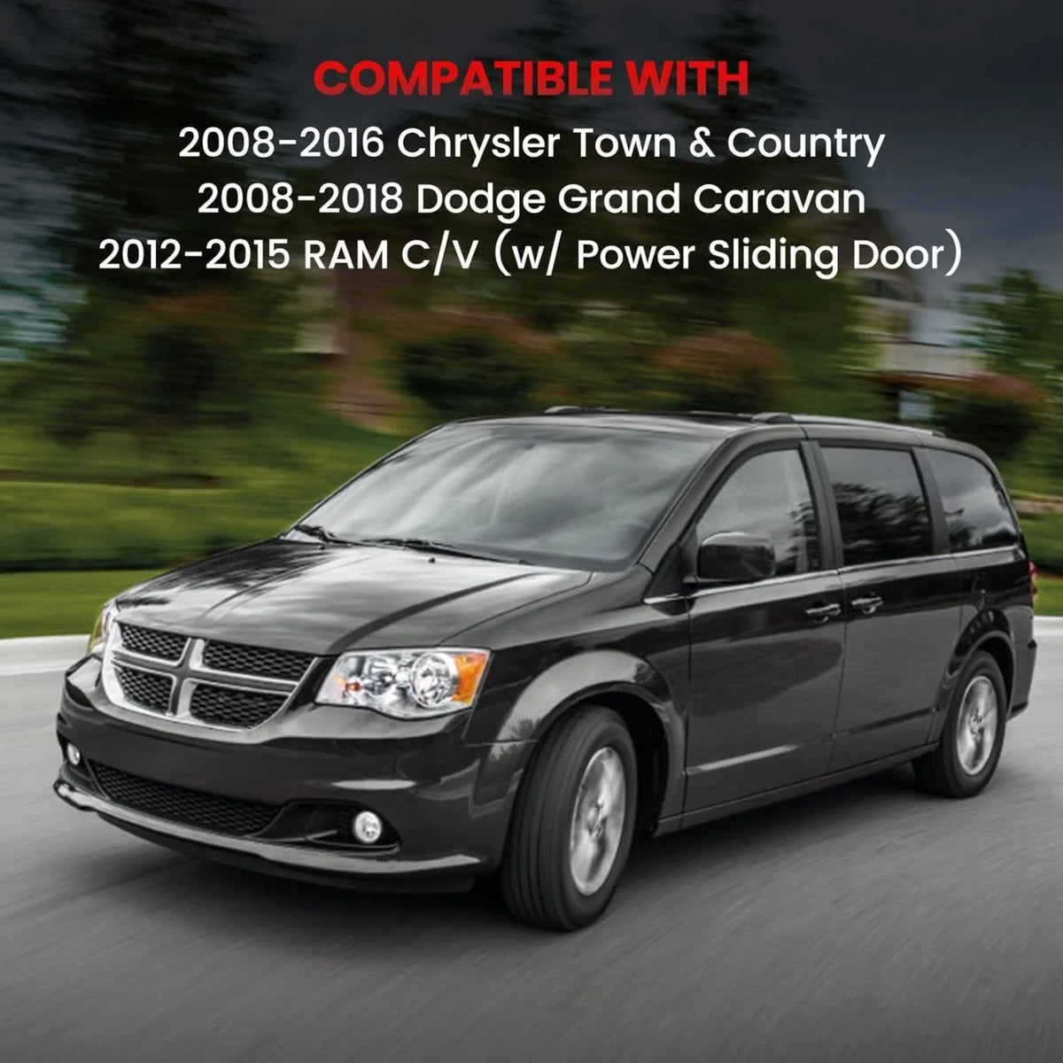 Rear Passenger Sliding Door Lock Actuator for Dodge Caravan (2001–2007)