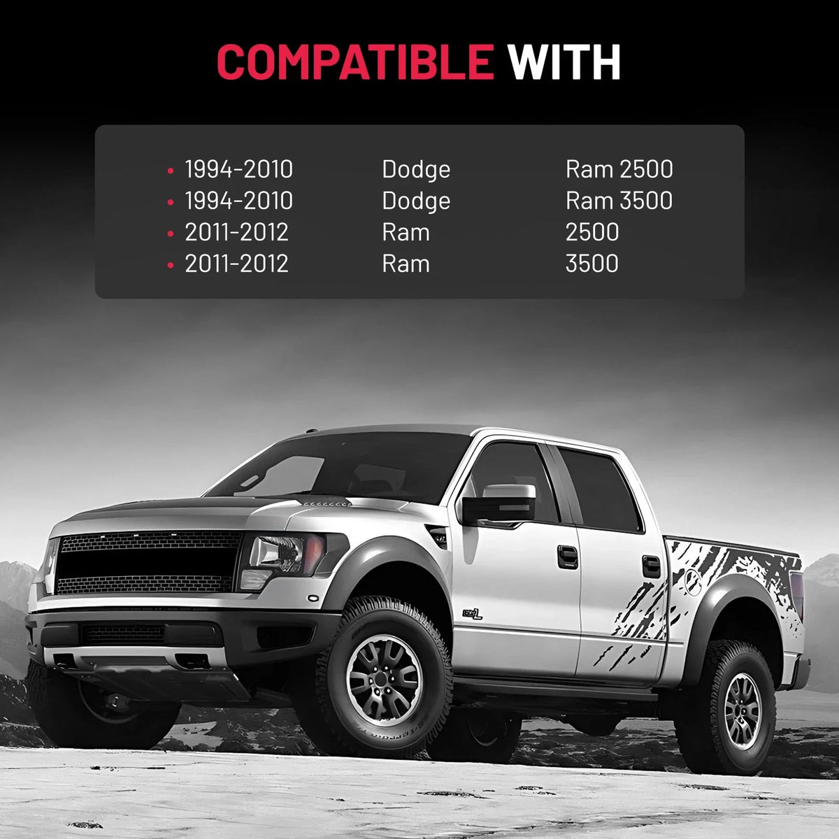 2X 2" Hub Centric Wheel Spacers 8x6.5 8x165.1mm for Ram 2500
